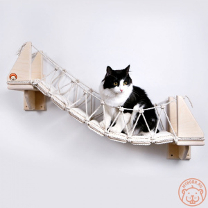 Zdjęcie №4. Bardzo trwała i wygodna drabina mostowa z poręczą na ścianie Ninja Way 2 w Federacja Rosyjska. Zapowiedź № 5280